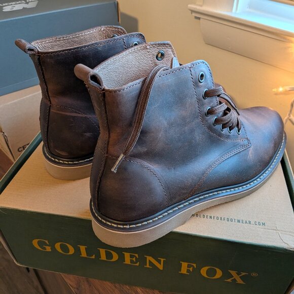 Golden Fox 6" Boondocker Boots Mens 10 - Picture 6 of 7